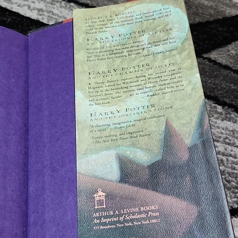 VINTAGE 1ST EDITION JULY 2000 HARRY POTTER AND THE GOBLET OF FIRE DUST/HARDCOVER
